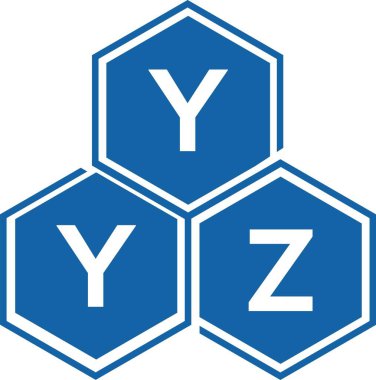 Beyaz arkaplanda YYZ harfi logo tasarımı. YYZ yaratıcı harflerin baş harfleri logo kavramı. YYZ harf tasarımı.