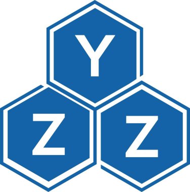 Beyaz arkaplanda YZZ harfi logo tasarımı. YZZ yaratıcı harflerin baş harfleri logo kavramı. YZZ harf tasarımı.