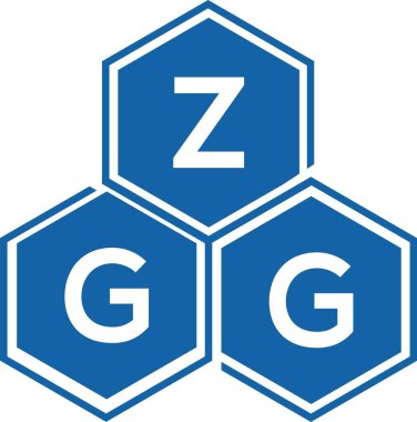 Beyaz arkaplanda ZGG harf logosu tasarımı. ZGG yaratıcı harflerin baş harfleri logo kavramı. ZGG harf tasarımı.
