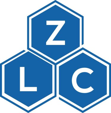 Beyaz arka planda ZLC harf logosu tasarımı. ZLC yaratıcı harflerin baş harfleri logo kavramı. ZLC harf tasarımı.