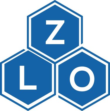 Beyaz arka planda ZLO harfi logo tasarımı. ZLO yaratıcı harflerin baş harfleri logo kavramı. ZLO harf tasarımı.