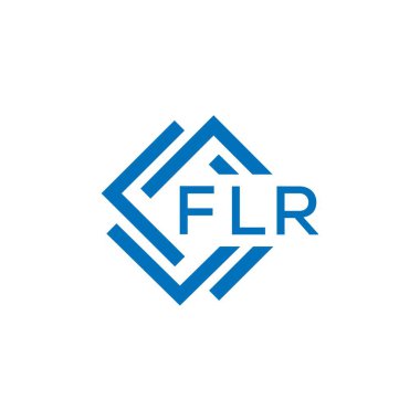 Beyaz arka planda FLR harf logosu tasarımı. FLR yaratıcı daire harfi logosu konsepti. FLR harf dizaynı. Beyaz arka planda FLR harfi logo tasarımı. FLR yaratıcı daire harfi logosu konsepti. FLR harf tasarımı.