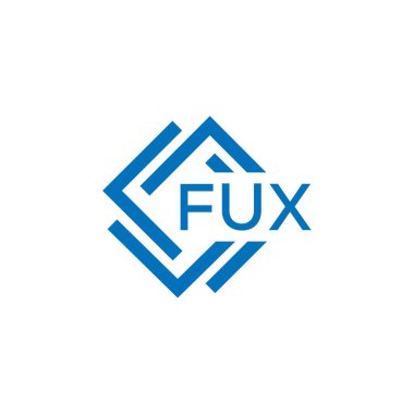 Beyaz arka planda FUX harfli logo tasarımı. FUX yaratıcı daire harfi logosu konsepti. FUX harf dizaynı. Beyaz arkaplanda FUX harfi logo tasarımı. FUX yaratıcı daire harfi logosu konsepti. FUX harf tasarımı.