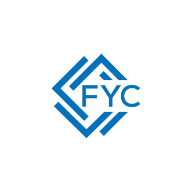Beyaz arka planda FYC harf logosu tasarımı. FYC yaratıcı daire harfi logosu konsepti. FYC harf tasarımı. FYC harf logosu tasarımı beyaz arkaplanda. FYC yaratıcı daire harfi logosu konsepti. FYc harf tasarımı.