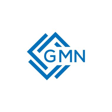 Beyaz arka planda CMN harf logosu tasarımı. CMN yaratıcı daire harfi logosu konsepti. CMN harf tasarımı.