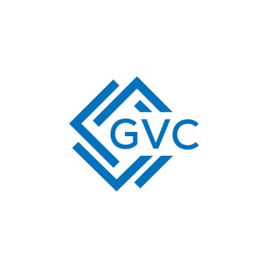 Beyaz arka planda CVC harf logosu tasarımı. CVC yaratıcı daire harfi logosu konsepti. CVC harf tasarımı.