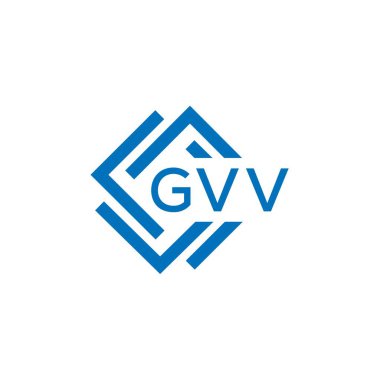 Beyaz arka planda CVV harf logosu tasarımı. CVV yaratıcı daire harfi logosu konsepti. CVV harf tasarımı.