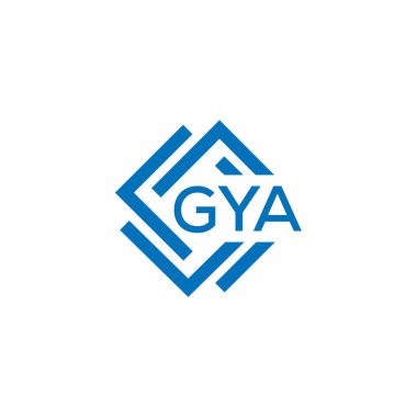 Beyaz arka planda CYA harf logosu tasarımı. CYA yaratıcı daire harf logosu konsepti. CYA harf tasarımı.