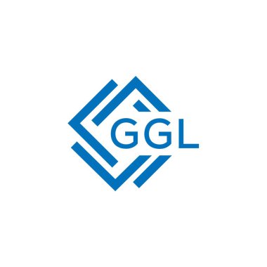 Beyaz arkaplanda GGL harf logosu tasarımı. GGL yaratıcı daire harfi logosu konsepti. GGL harf tasarımı.