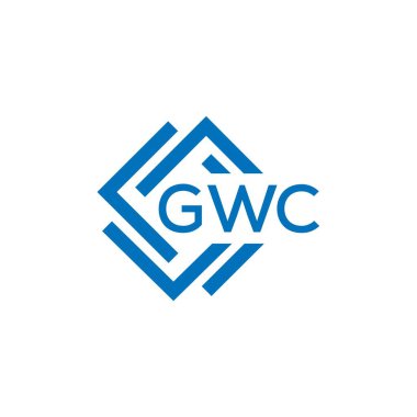 Beyaz arka planda CWC harf logosu tasarımı. CWC yaratıcı daire harfi logosu konsepti. CWC harf tasarımı.