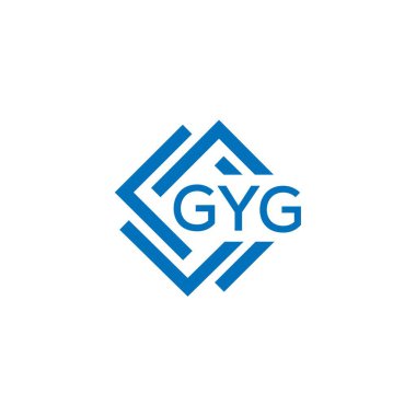 Beyaz arka planda CYG harf logosu tasarımı. CYG yaratıcı daire harfi logosu konsepti. CYG harf tasarımı.