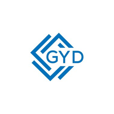 Beyaz arka planda CYD harf logosu tasarımı. CYD yaratıcı daire harfi logosu konsepti. CYD harf tasarımı.