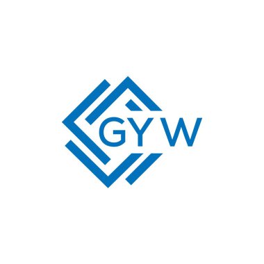 Beyaz arka planda CYW harf logosu tasarımı. CYW yaratıcı daire harfi logosu konsepti. CYW harf tasarımı.