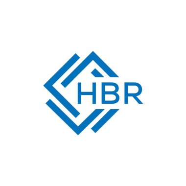 Beyaz arka planda HBR harf logosu tasarımı. HBR yaratıcı daire harfi logosu konsepti. HBR harf dizaynı. Beyaz arkaplanda HBR harf logosu tasarımı. HBR yaratıcı daire harfi logosu konsepti. HBR harf tasarımı.