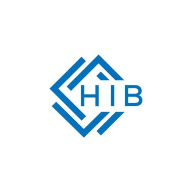 Beyaz arka planda HIB harfli logo tasarımı. HIB yaratıcı daire harfi logosu. HIB harf dizaynı. Beyaz arka planda HIB harf logosu tasarımı. HIB yaratıcı daire harfi logosu. HIB harf tasarımı.