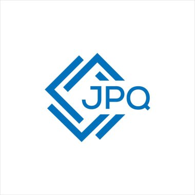 Siyah arka planda JPQ harf logosu tasarımı. JPQ yaratıcı daire harfi logosu konsepti. JPQ harf tasarımı.