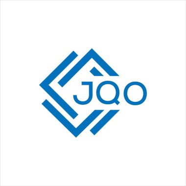 Siyah arka planda JQO harf logosu tasarımı. JQO yaratıcı daire harfi logosu konsepti. JQO harf tasarımı.