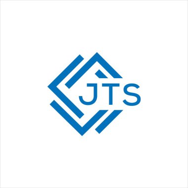 Beyaz arka planda JTS harfi logo tasarımı. JTS yaratıcı daire harfi logosu. JTS harf tasarımı.