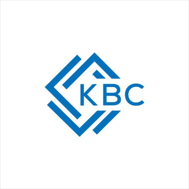 Beyaz arkaplanda KBC harf logosu tasarımı. KBC yaratıcı daire harfi logosu. KBC harf tasarımı.