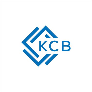 Beyaz arkaplanda KCB harfi logo tasarımı. KCB yaratıcı daire harfi logosu konsepti. KCB harf tasarımı.