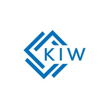 Beyaz arkaplanda KIW harf logosu tasarımı. KIW yaratıcı daire harfi logosu konsepti. KIW harf tasarımı. Beyaz arkaplanda KIW harf logosu tasarımı. KIW yaratıcı daire harfi logosu konsepti. KIW harf tasarımı.