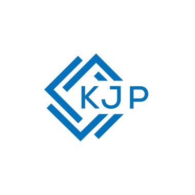 Beyaz arkaplanda KJP harf logosu tasarımı. KJP yaratıcı daire harfi logosu konsepti. KJP harf tasarımı. Beyaz arkaplanda KJP harf logosu tasarımı. KJP yaratıcı daire harfi logosu konsepti. KJP harf tasarımı.