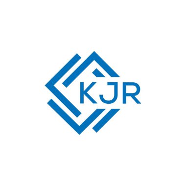 Beyaz arkaplanda KJR harf logosu tasarımı. KJR yaratıcı daire harfi logosu konsepti. KJR harf tasarımı. KJR harfi logo tasarımı beyaz arkaplanda. KJR yaratıcı daire harfi logosu konsepti. KJR harf tasarımı.