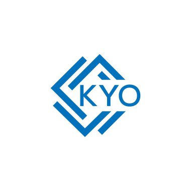 Beyaz arkaplanda KYO harf logosu tasarımı. KYO yaratıcı daire harfi logosu konsepti. KYO harf tasarımı. Beyaz arkaplanda KYO harf logosu tasarımı. KYO yaratıcı daire harfi logosu konsepti. KYO harf tasarımı.