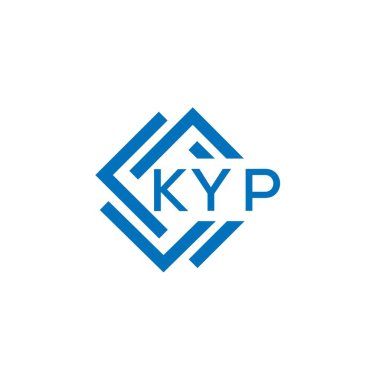 Beyaz arkaplanda KYP harf logosu tasarımı. KYP yaratıcı daire harfi logosu konsepti. KYP harf tasarımı. Beyaz arkaplanda KYP harf logosu tasarımı. KYP yaratıcı daire harfi logosu konsepti. KYP harf tasarımı.