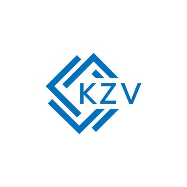 Beyaz arkaplanda KZV harf logosu tasarımı. KZV yaratıcı daire harfi logosu konsepti. KZV harf tasarımı. Beyaz arkaplanda KZV harfi logo tasarımı. KZV yaratıcı daire harfi logosu konsepti. KZV harf tasarımı.