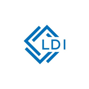 Beyaz arka planda LDI harf logosu tasarımı. LDI yaratıcı daire harfi logosu konsepti. LDI harf dizaynı. LDI beyaz arka planda logo tasarımı. LDI yaratıcı daire harfi logosu konsepti. LDI harf tasarımı.