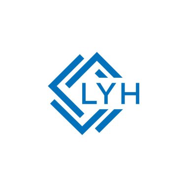 Beyaz arka planda LYH harf logosu tasarımı. LYH yaratıcı daire harfi logosu konsepti. LYH harf tasarımı. LYH harf logosu tasarımı beyaz arkaplanda. LYH yaratıcı daire harfi logosu konsepti. LYH harf tasarımı.