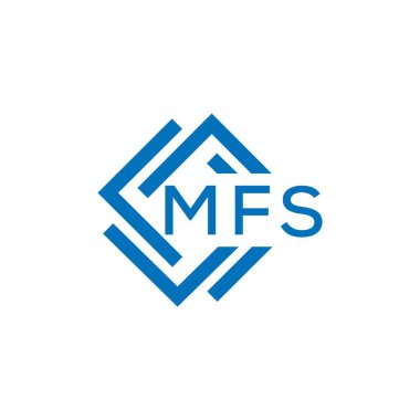 Beyaz arka planda MFS harf logosu tasarımı. MFS yaratıcı daire harfi logosu konsepti. MFS harf dizaynı. Beyaz arkaplanda MFS harfi logo tasarımı. MFS yaratıcı daire harfi logosu konsepti. MFS harf tasarımı.