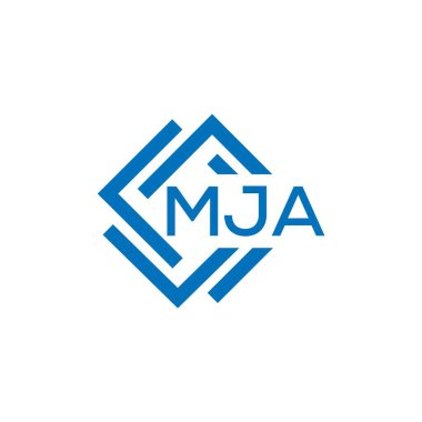 Beyaz arka planda MJA harf logosu tasarımı. MJA yaratıcı daire harf logosu konsepti. MJA harf dizaynı. Beyaz arka planda MJA harf logosu tasarımı. MJA yaratıcı daire harf logosu konsepti. MJA harf tasarımı.