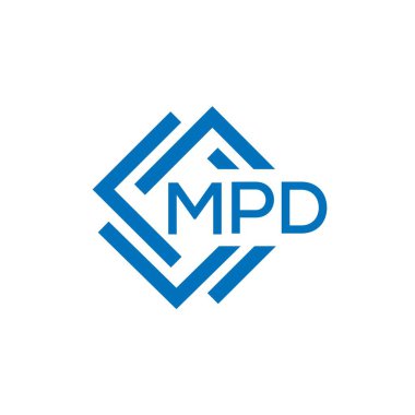 Beyaz arka planda MPD mektup logosu tasarımı. MPD yaratıcı daire harfi logosu konsepti. MPD mektup tasarımı. Beyaz arka planda MPD mektup logosu tasarımı. MPD yaratıcı daire harfi logosu konsepti. MPD mektup tasarımı.