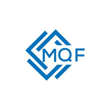 Beyaz arkaplanda MQF harf logosu tasarımı. MQF yaratıcı daire harfi logosu konsepti. MQF harf dizaynı. Beyaz arkaplanda MQF harfi logo tasarımı. MQF yaratıcı daire harfi logosu konsepti. MQF harf tasarımı.