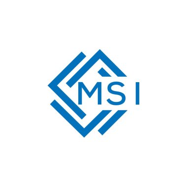 Beyaz arkaplanda MSI harfi logo tasarımı. MSI yaratıcı daire harfi logosu. MSI harf dizaynı. Beyaz arkaplanda MSI harf logosu tasarımı. MSI yaratıcı daire harfi logosu. MSI harf tasarımı.