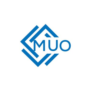 Beyaz arka planda MUO harf logosu tasarımı. MUO yaratıcı daire harfi logosu konsepti. MUO harf dizaynı. Beyaz arkaplanda MUO harfi logosu tasarımı. MUO yaratıcı daire harfi logosu konsepti. MUO harf tasarımı.