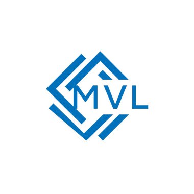 Beyaz arka planda MVI harfi logo tasarımı. MVI yaratıcı daire harfi logosu konsepti. MVI harf tasarımı.