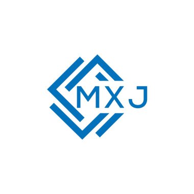 Beyaz arka planda MXJ harf logosu tasarımı. MXJ yaratıcı daire harfi logosu konsepti. MXJ harf dizaynı. Beyaz arkaplanda MXJ harfi logo tasarımı. MXJ yaratıcı daire harfi logosu konsepti. MXJ harf tasarımı.