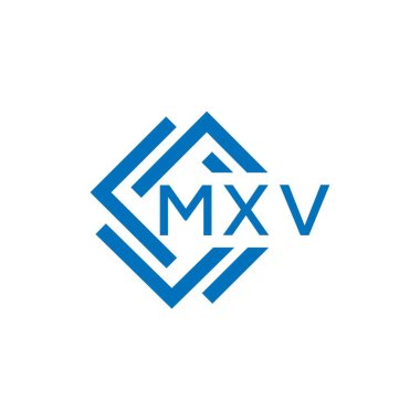 Beyaz arkaplanda MXV harf logosu tasarımı. MXV yaratıcı daire harfi logosu konsepti. MXV harf dizaynı. Beyaz arkaplanda MXV harfi logo tasarımı. MXV yaratıcı daire harfi logosu konsepti. MXV harf tasarımı.