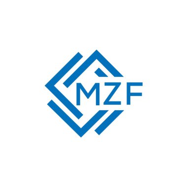 Beyaz arkaplanda MZF harf logosu tasarımı. MZF yaratıcı daire harfi logosu konsepti. MZF harf dizaynı. Beyaz arkaplanda MZF harfi logo tasarımı. MZF yaratıcı daire harfi logosu konsepti. MZF harf tasarımı.