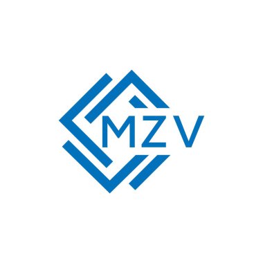 Beyaz arkaplanda MZV harf logosu tasarımı. MZV yaratıcı daire harfi logosu konsepti. MZV harf dizaynı. Beyaz arkaplanda MZV harfi logo tasarımı. MZV yaratıcı daire harfi logosu konsepti. MZV harf tasarımı.