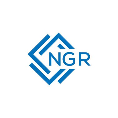 Beyaz arka planda NGR harf logosu tasarımı. NGR yaratıcı daire harfi logosu konsepti. NGR harf dizaynı. Beyaz arka planda NGR harfi logo tasarımı. NGR yaratıcı daire harfi logosu konsepti. NGR harf tasarımı.