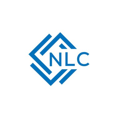 Beyaz arka planda NLC harf logosu tasarımı. NLC yaratıcı daire harfi logosu konsepti. NLC harf tasarımı.