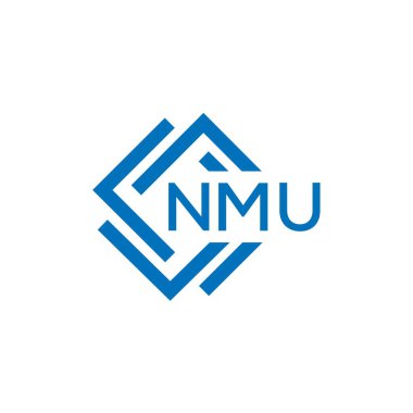 Beyaz arka planda NMU harf logosu tasarımı. NMU yaratıcı daire harfi logosu konsepti. NMU harf dizaynı. Beyaz arka planda NMU harf logosu tasarımı. NMU yaratıcı daire harfi logosu konsepti. NMU harf tasarımı.