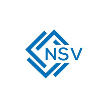 Beyaz arka planda NSV harf logosu tasarımı. NSV yaratıcı daire harfi logosu konsepti. NSV harf dizaynı. Beyaz arkaplanda NSV harf logosu tasarımı. NSV yaratıcı daire harfi logosu konsepti. NSV harf tasarımı.