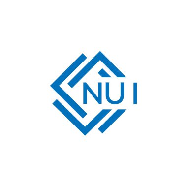 Beyaz arka planda NUI harf logosu tasarımı. NUI yaratıcı daire harfi logosu konsepti. NUI harf dizaynı. Beyaz arkaplanda NUI harf logosu tasarımı. NUI yaratıcı daire harfi logosu konsepti. NUI harf tasarımı.