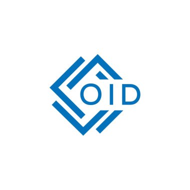 Beyaz arkaplanda OID harf logosu tasarımı. OID yaratıcı daire harfi logosu. OID harf tasarımı.