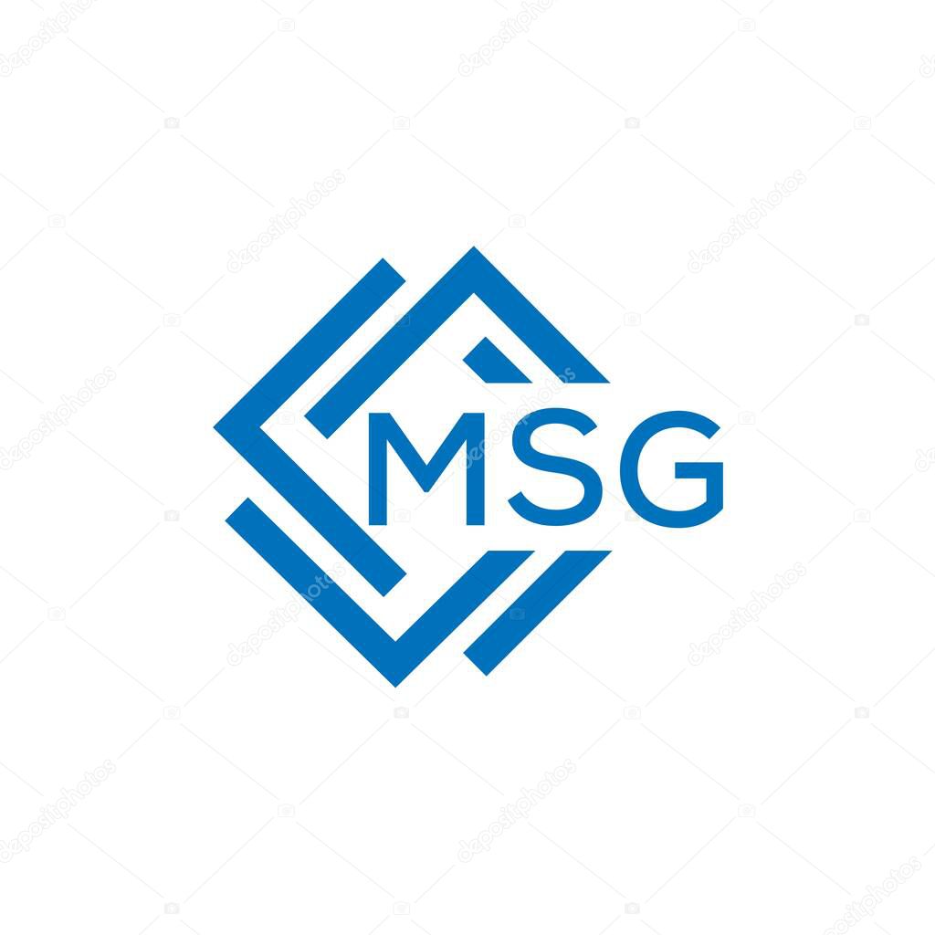 MSG letter logo design on white background. MSG creative circle letter logo concept. MSG letter design.MSG letter logo design on white background. MSG creative circle letter logo concept. MSG letter design.
